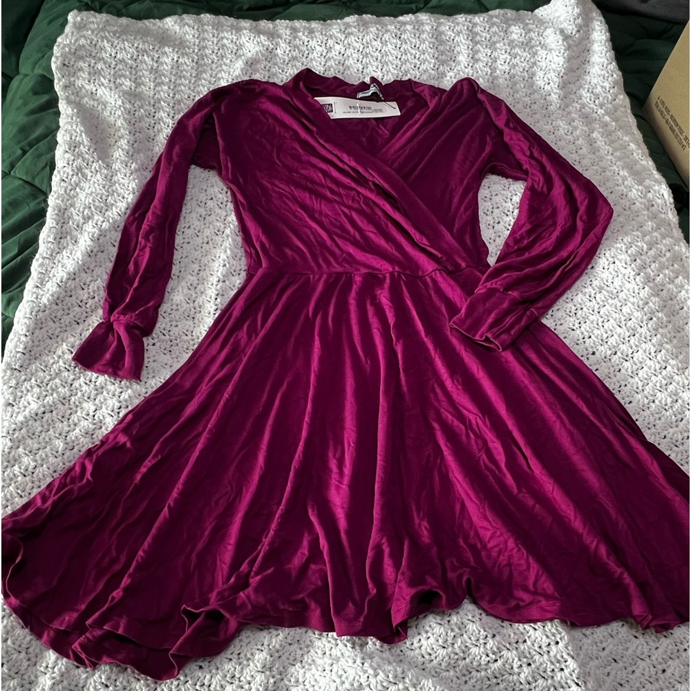 Rebdolls faux wrap dress
